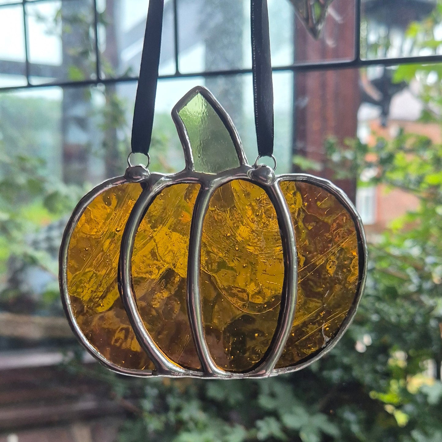 Pumpkin Suncatcher Small - Silver