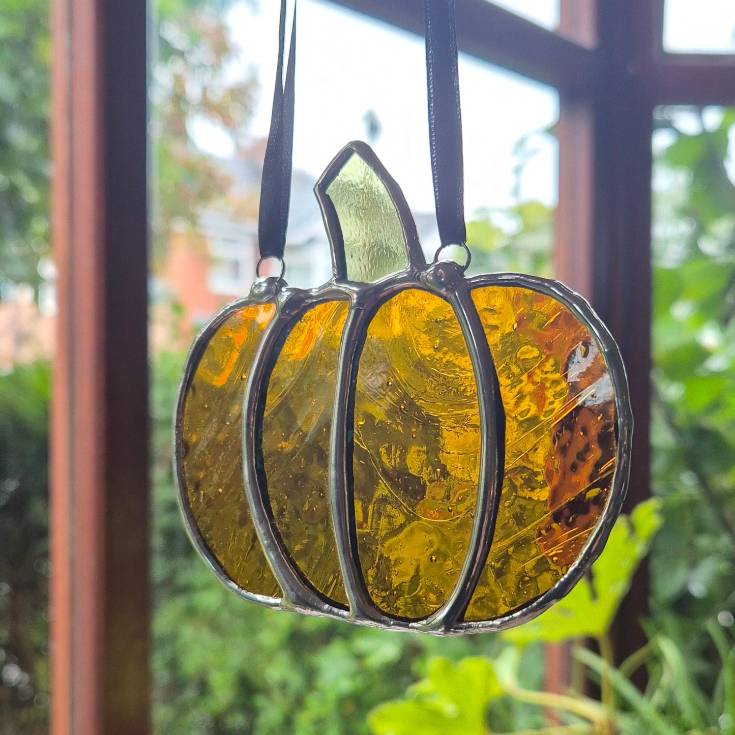 Pumpkin Suncatcher Small - Silver