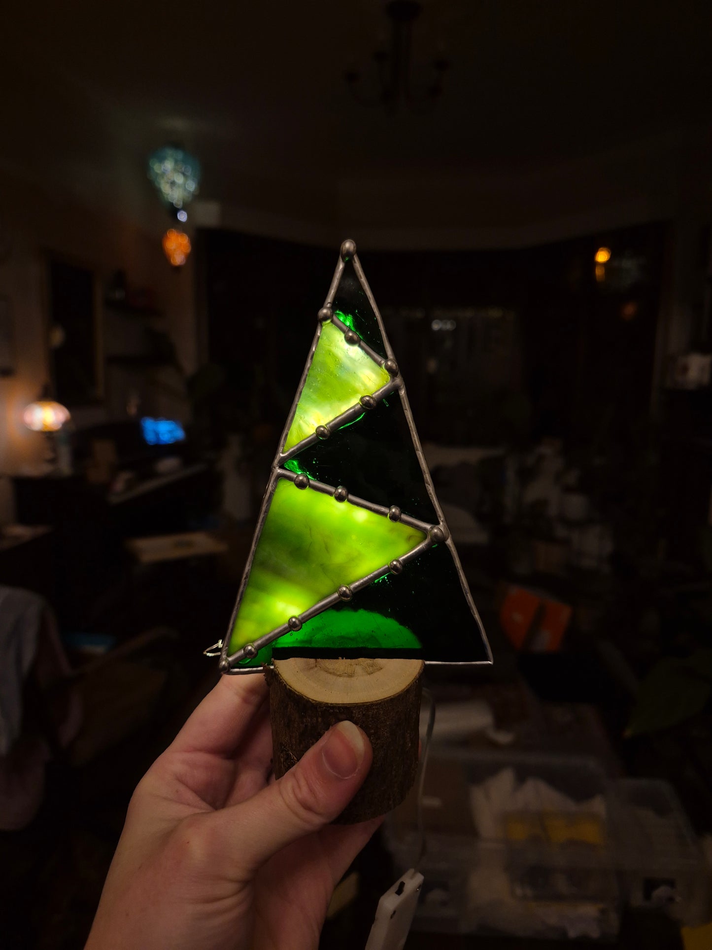 Christmas Tree - Single Light Up Standing Tree