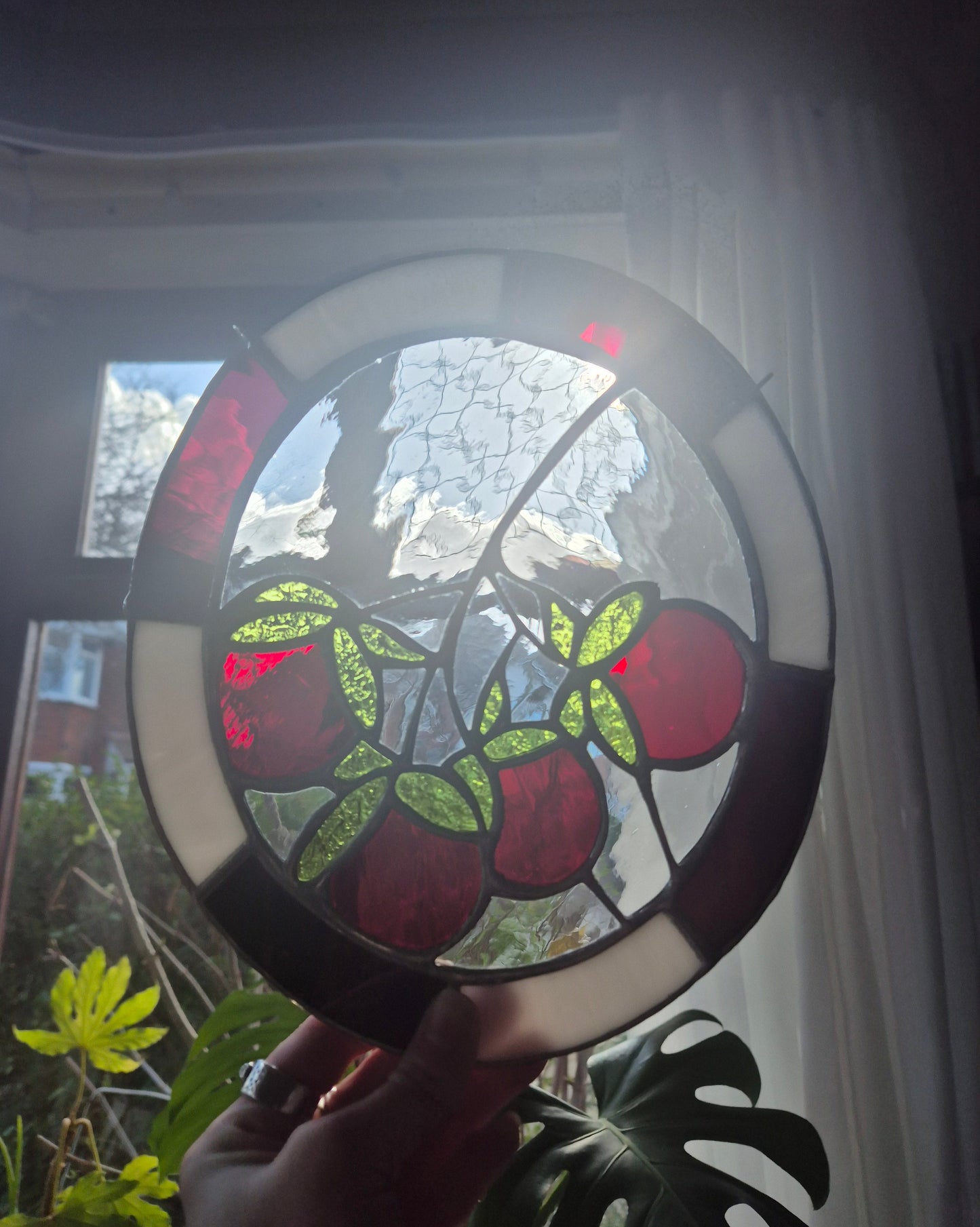 Tomatoes Hanging Oval Panel
