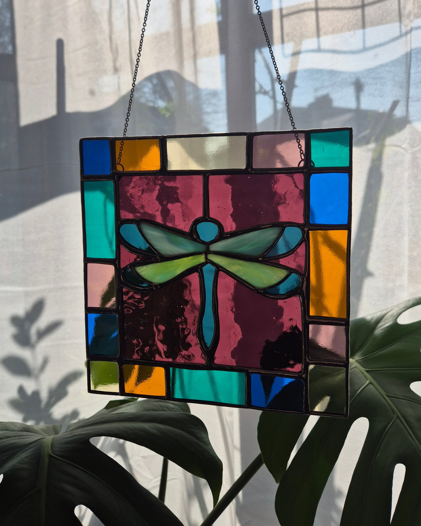 Dragonfly Square Multi Tile Panel