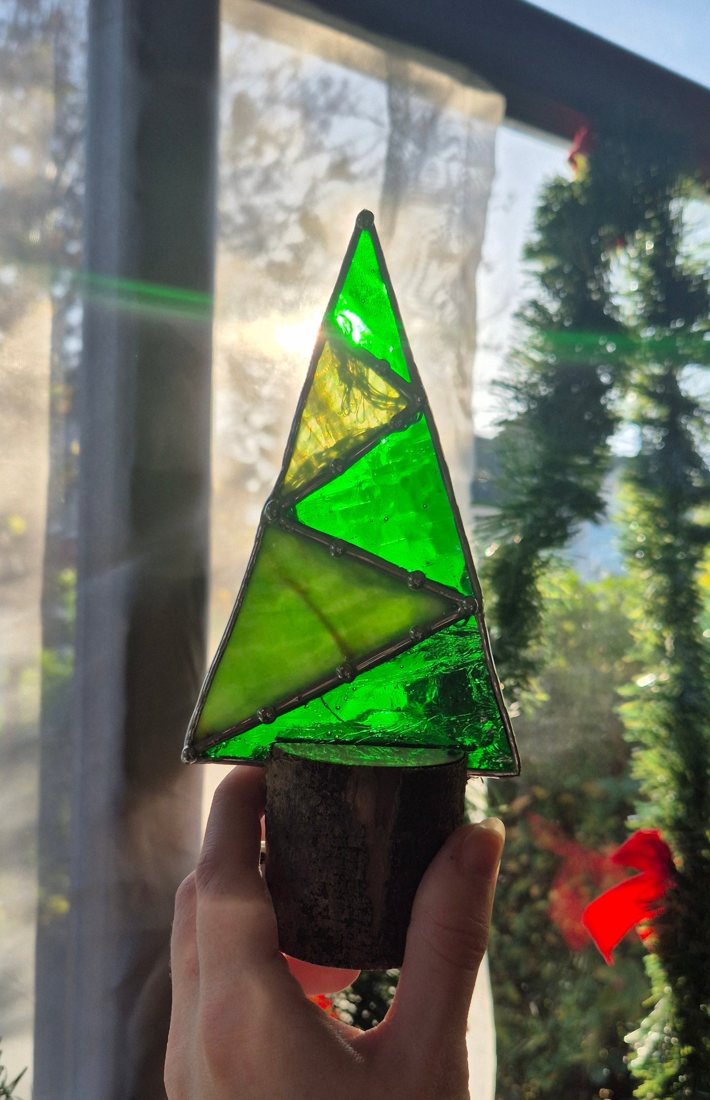 Christmas Tree - Single Light Up Standing Tree