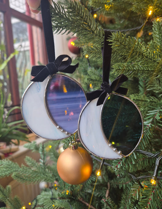 Crescent Moon - Small Hanging Ornament