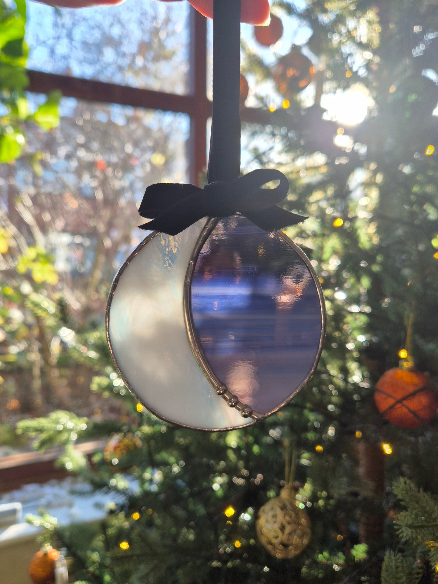 Crescent Moon - Small Hanging Ornament