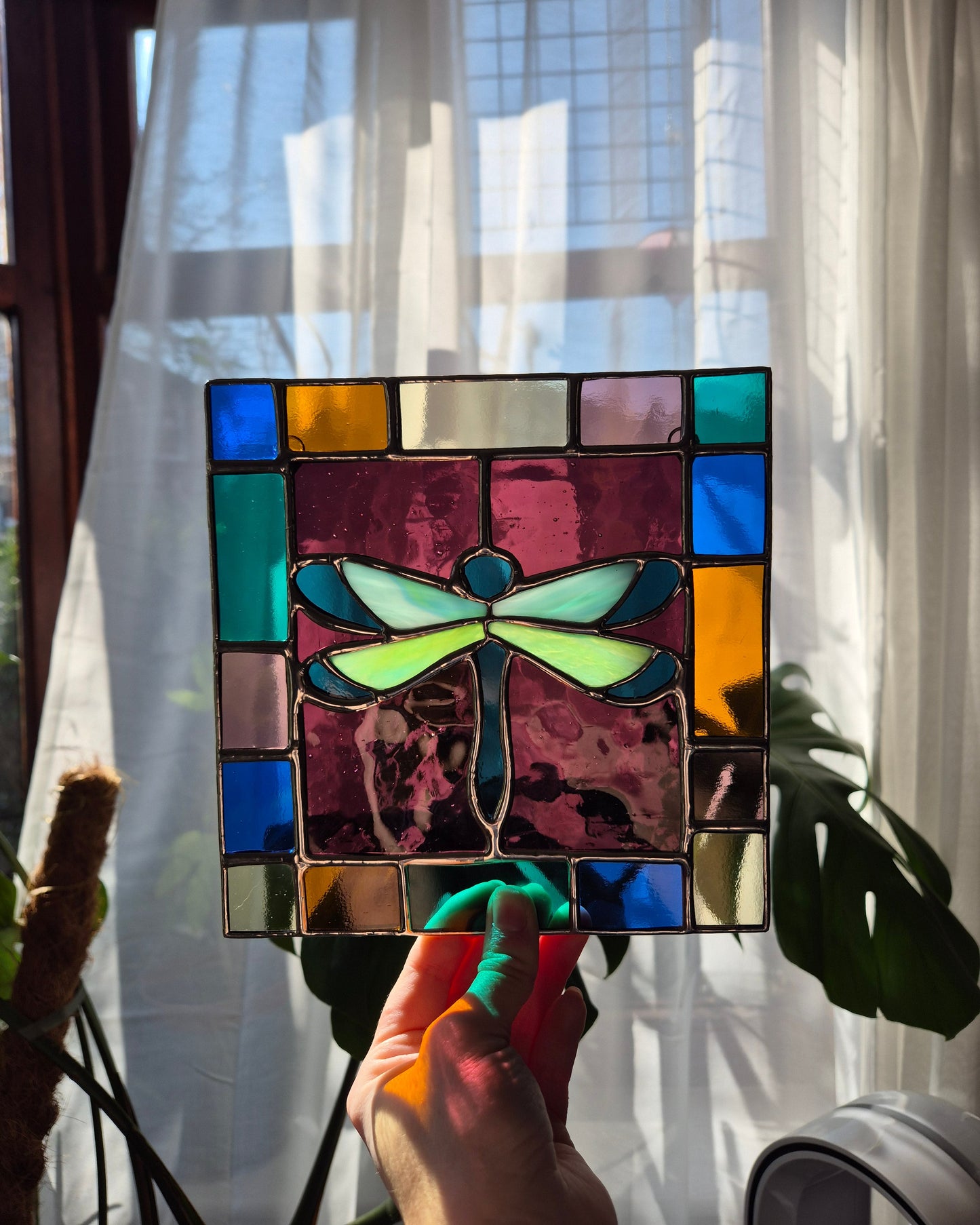 Dragonfly Square Multi Tile Panel