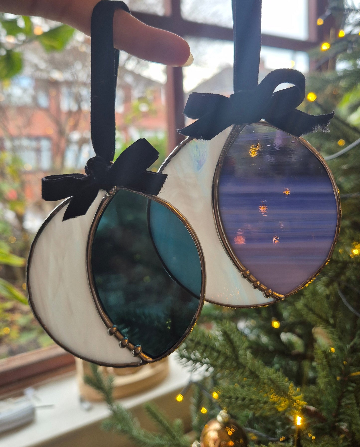 Crescent Moon - Small Hanging Ornament