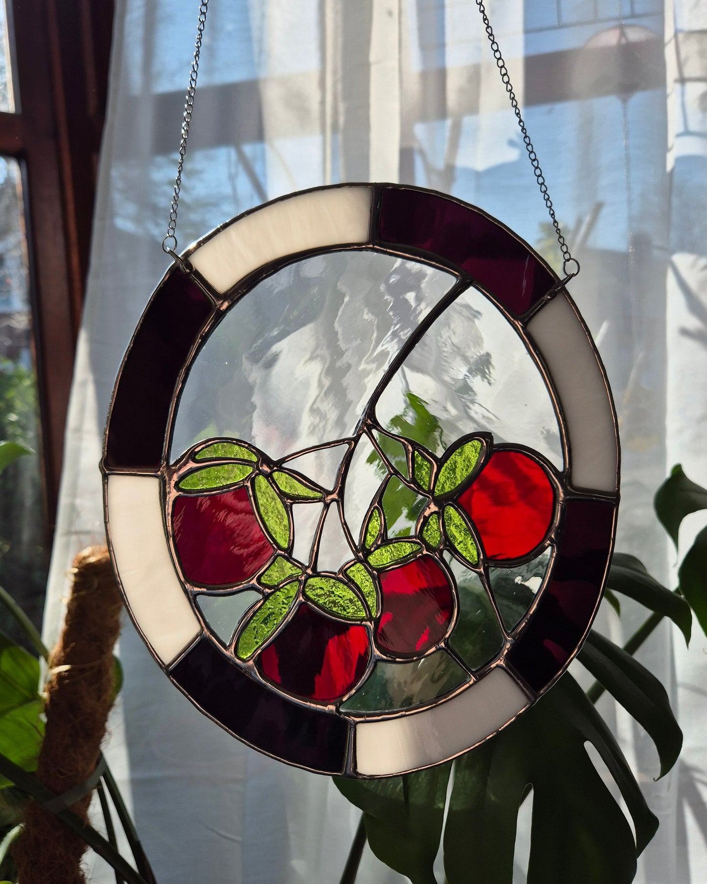 Tomatoes Hanging Oval Panel