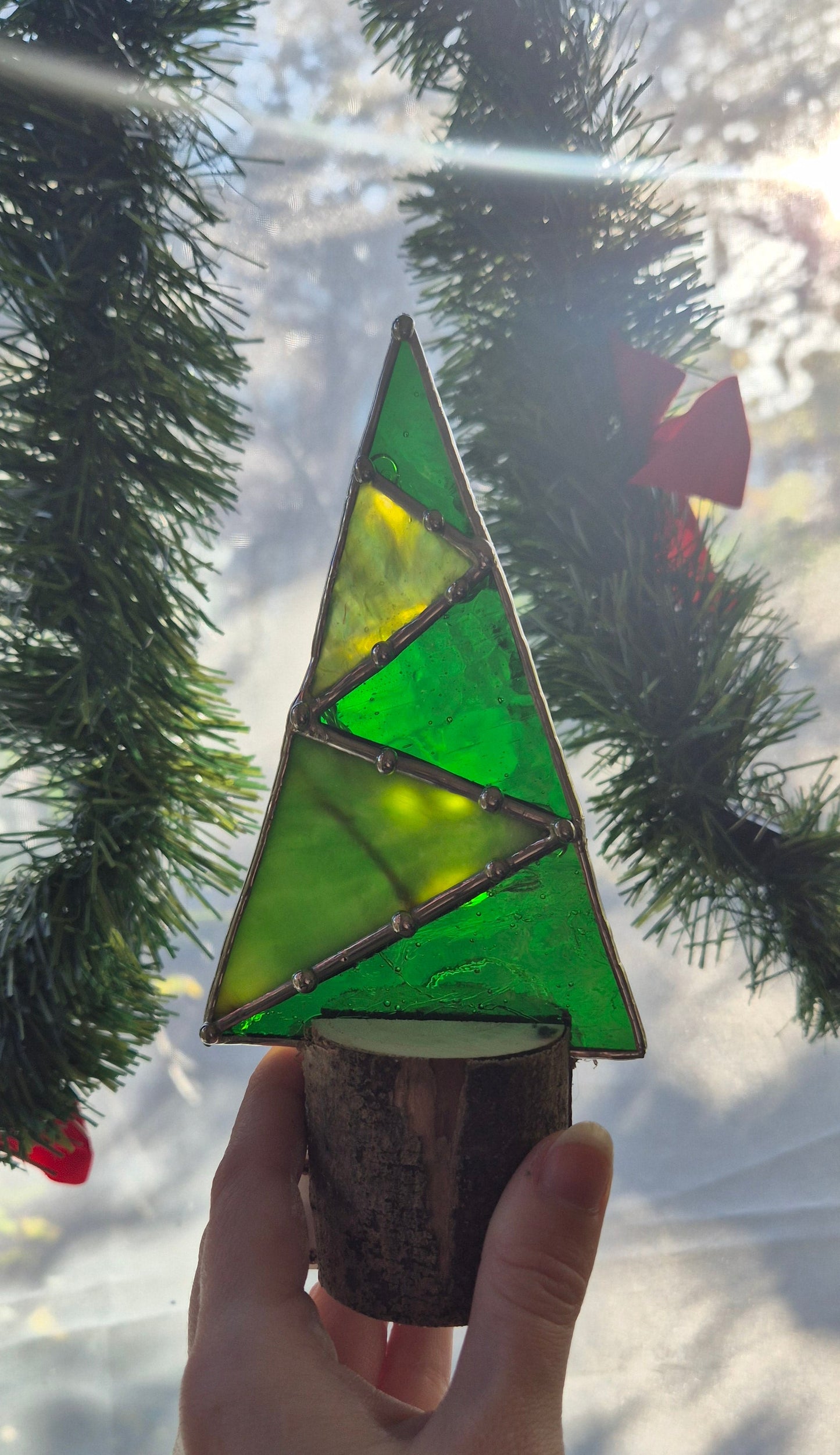 Christmas Tree - Single Light Up Standing Tree