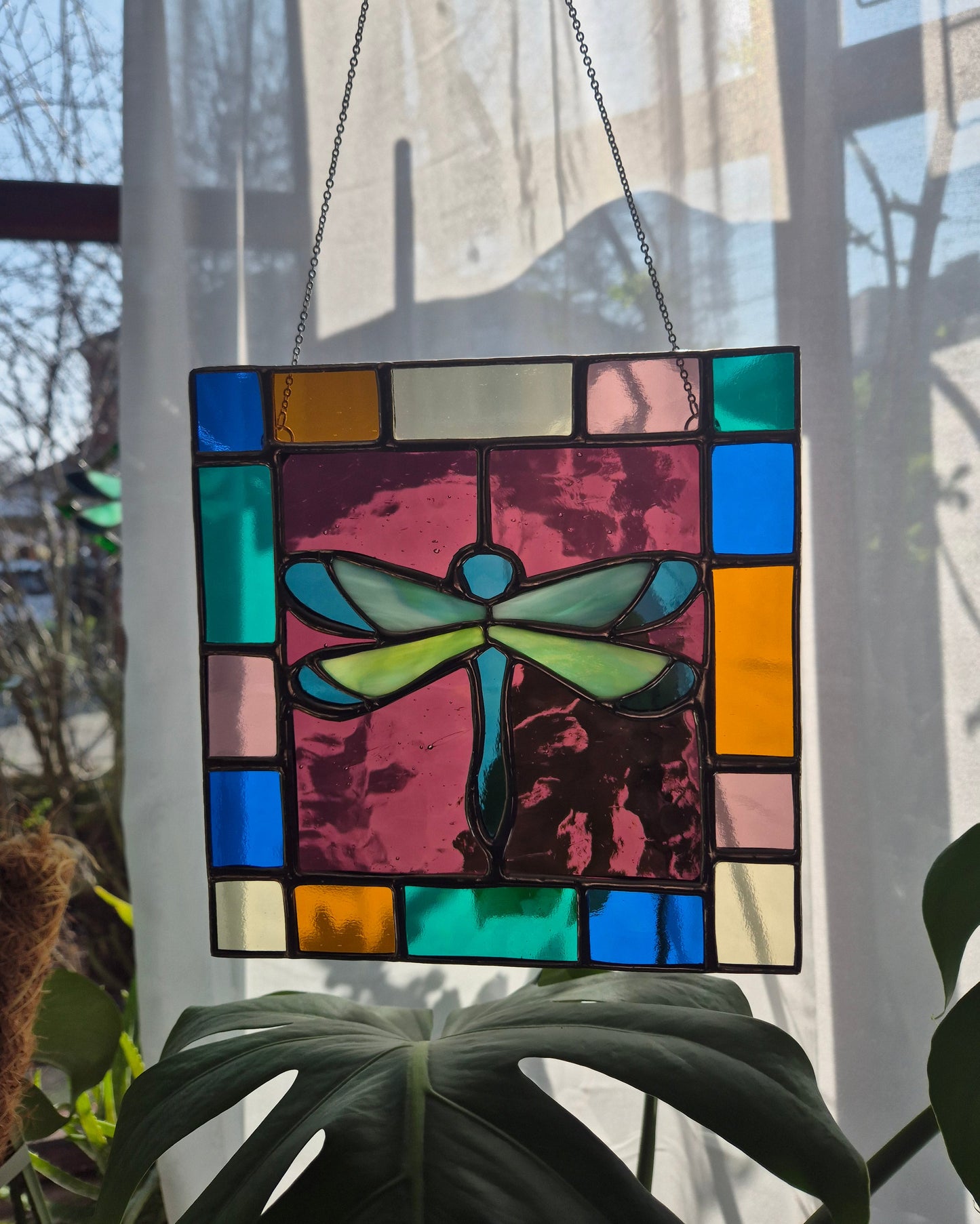 Dragonfly Square Multi Tile Panel