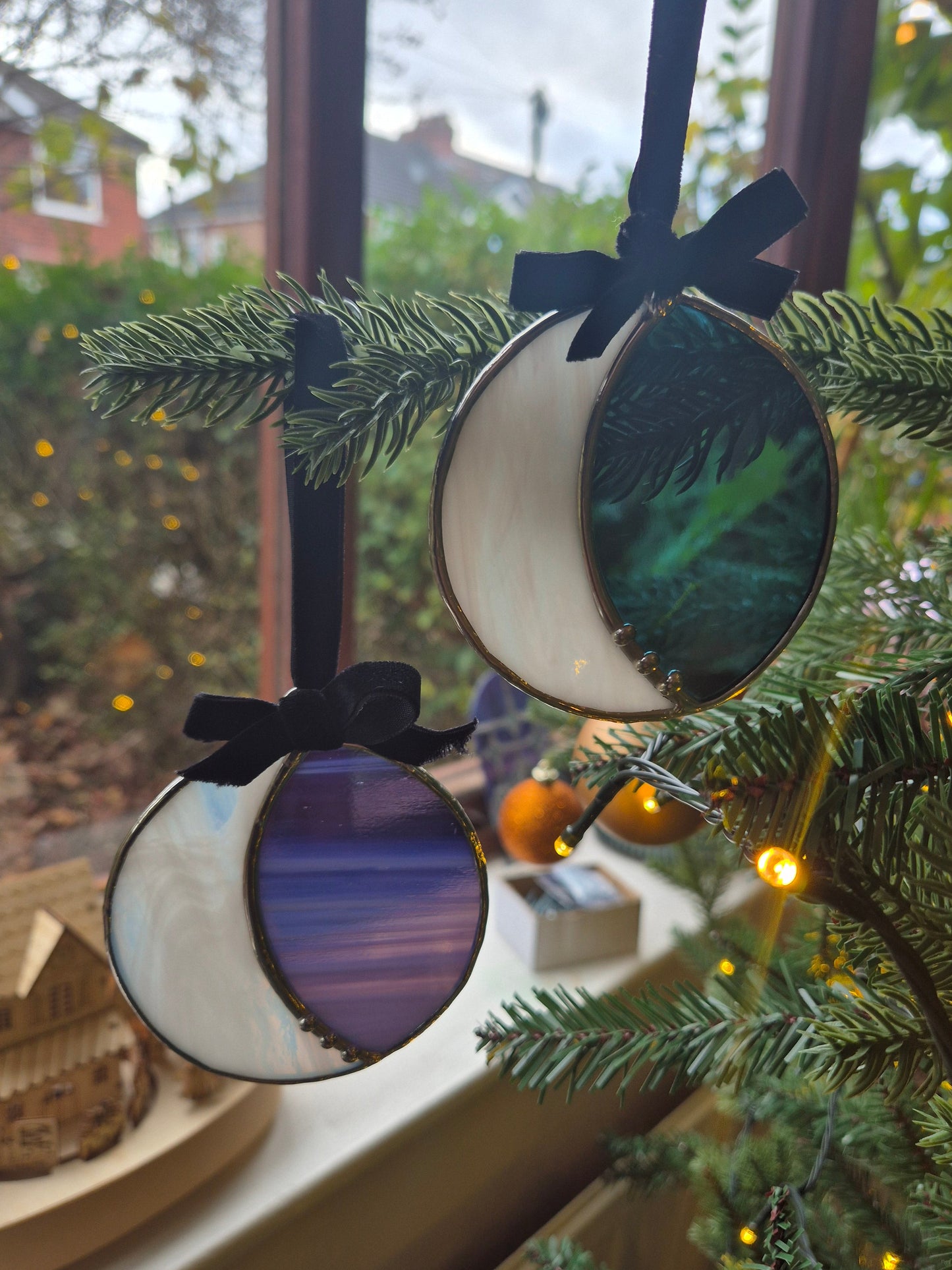 Crescent Moon - Small Hanging Ornament