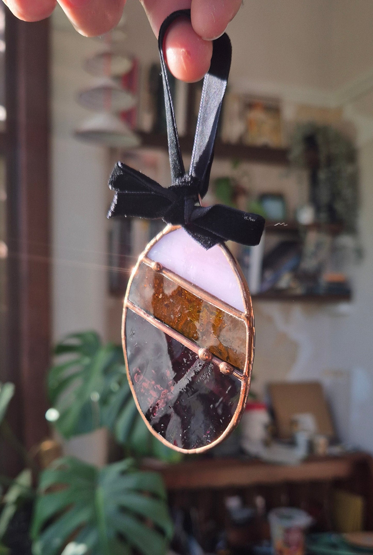 Copper Pink Ornament - Small Hanging