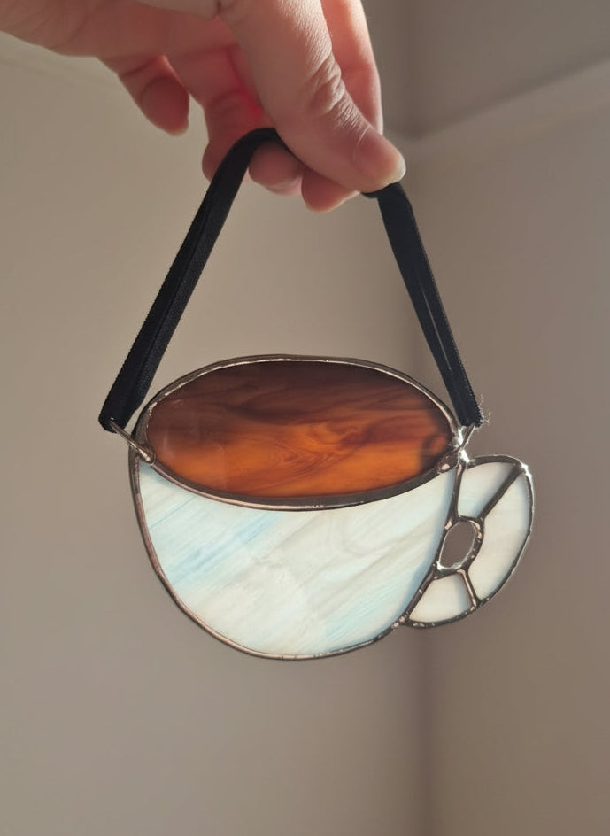 Coffee Cup Hanging Piece - Small