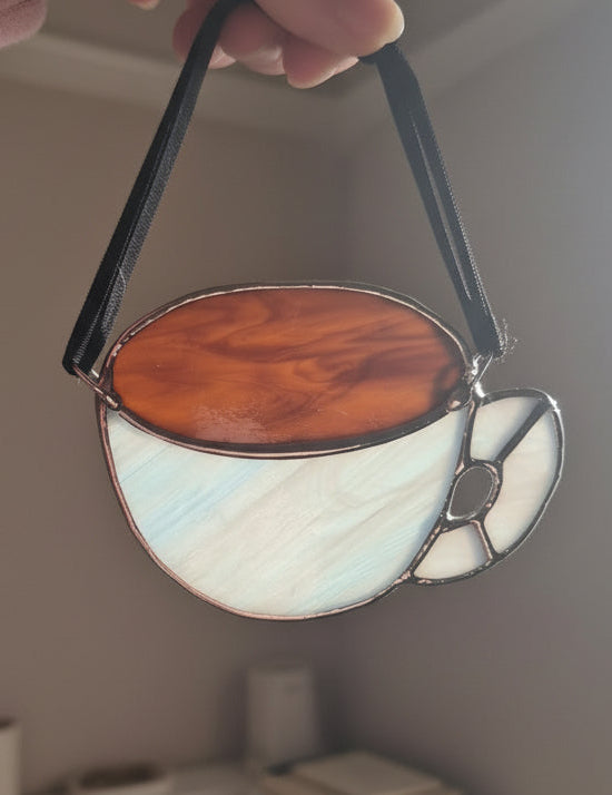 Coffee Cup Hanging Piece - Small