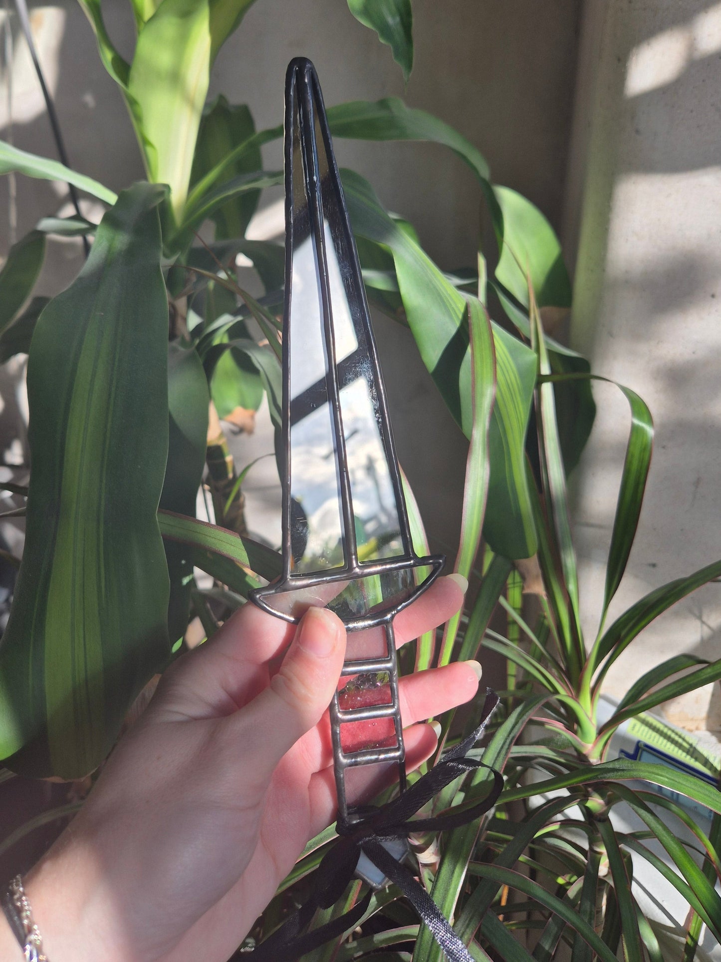 Dagger Hanging Mirrored Piece