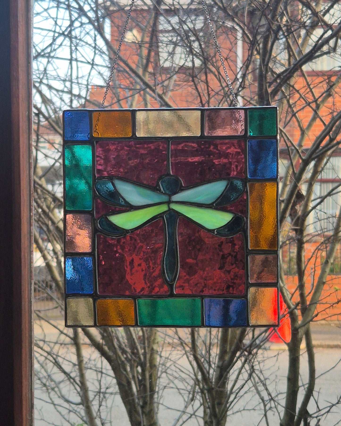 Dragonfly Square Multi Tile Panel