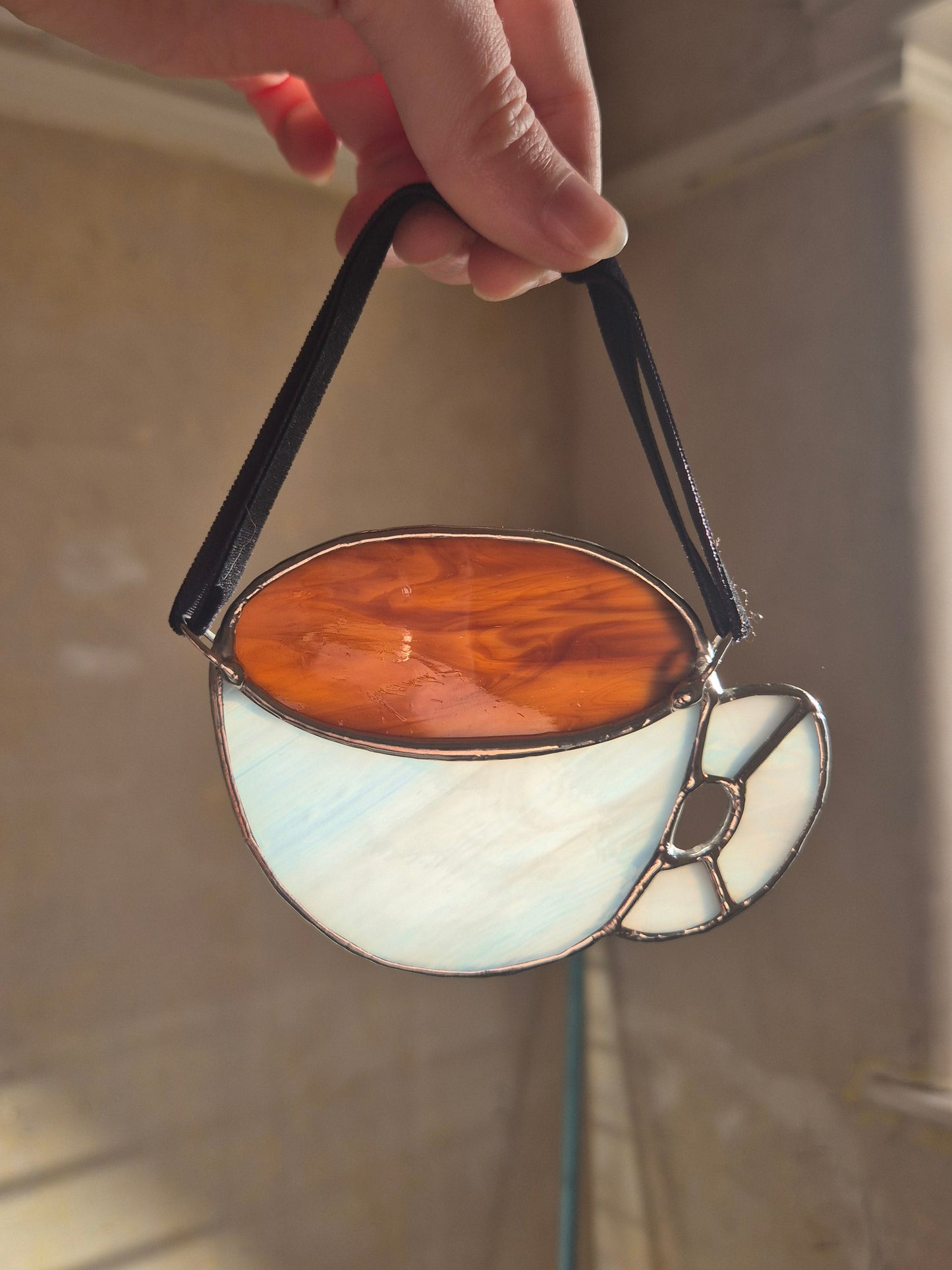 Coffee Cup Hanging Piece - Small