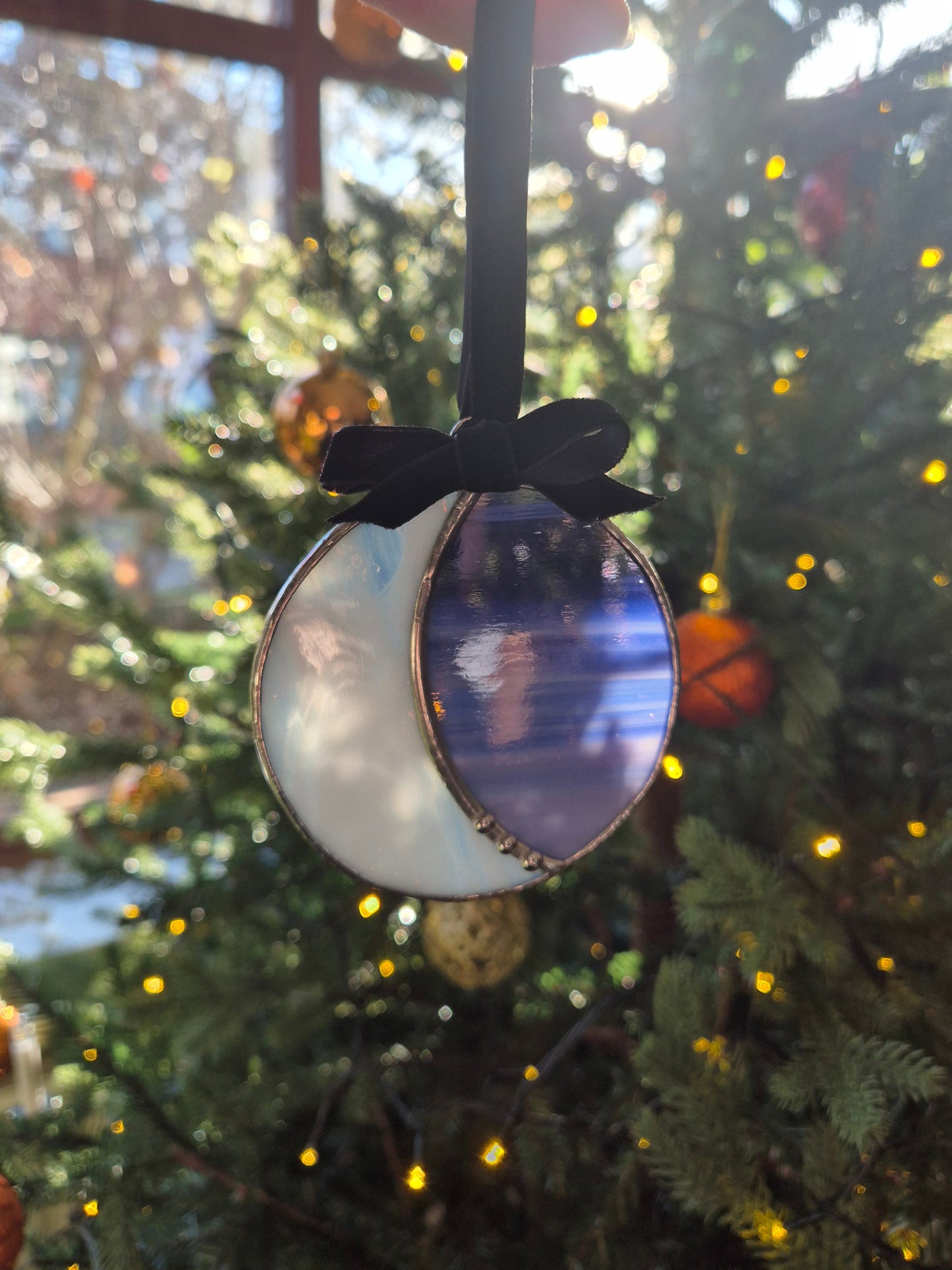 Crescent Moon - Small Hanging Ornament