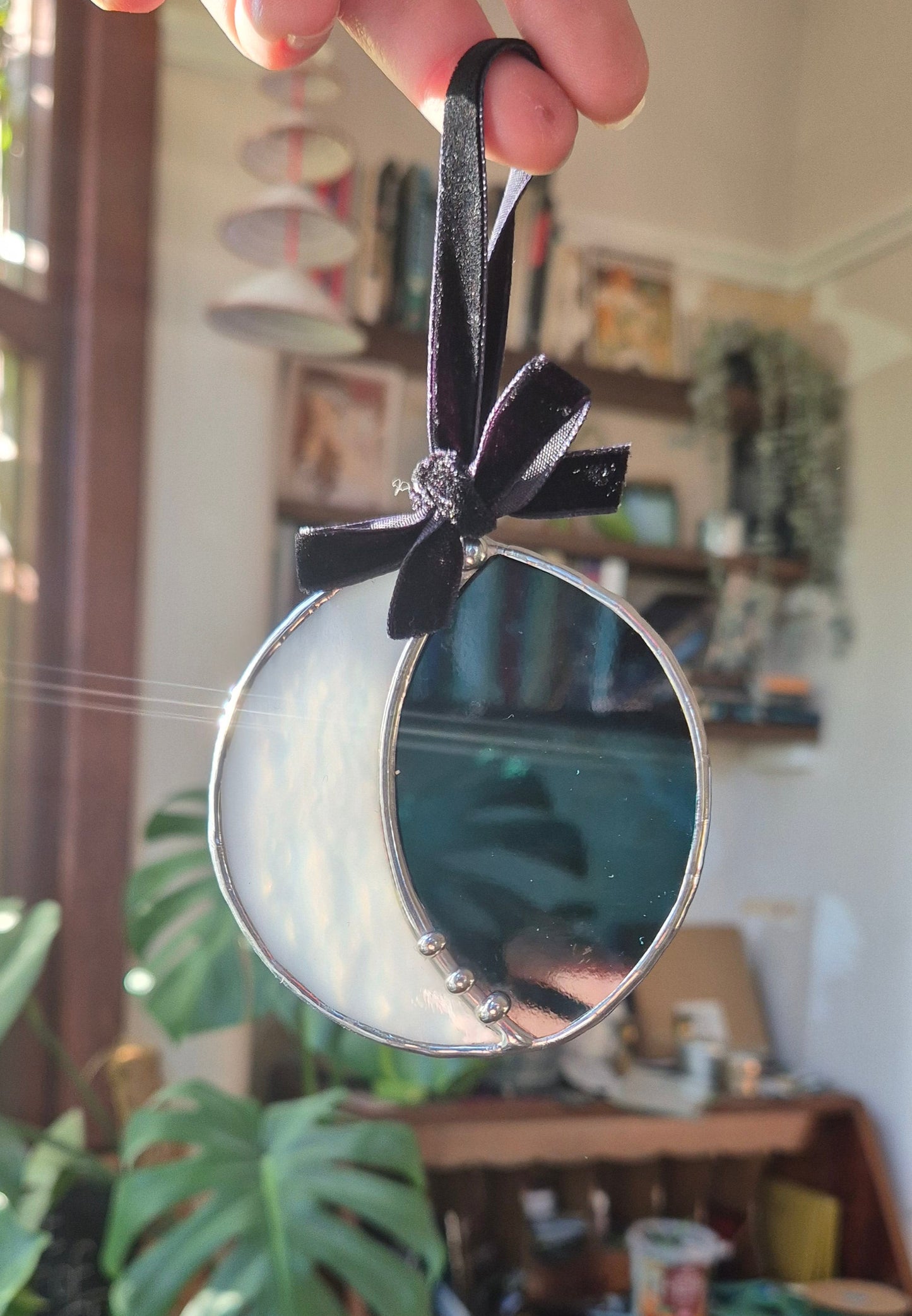 Crescent Moon - Small Hanging Ornament