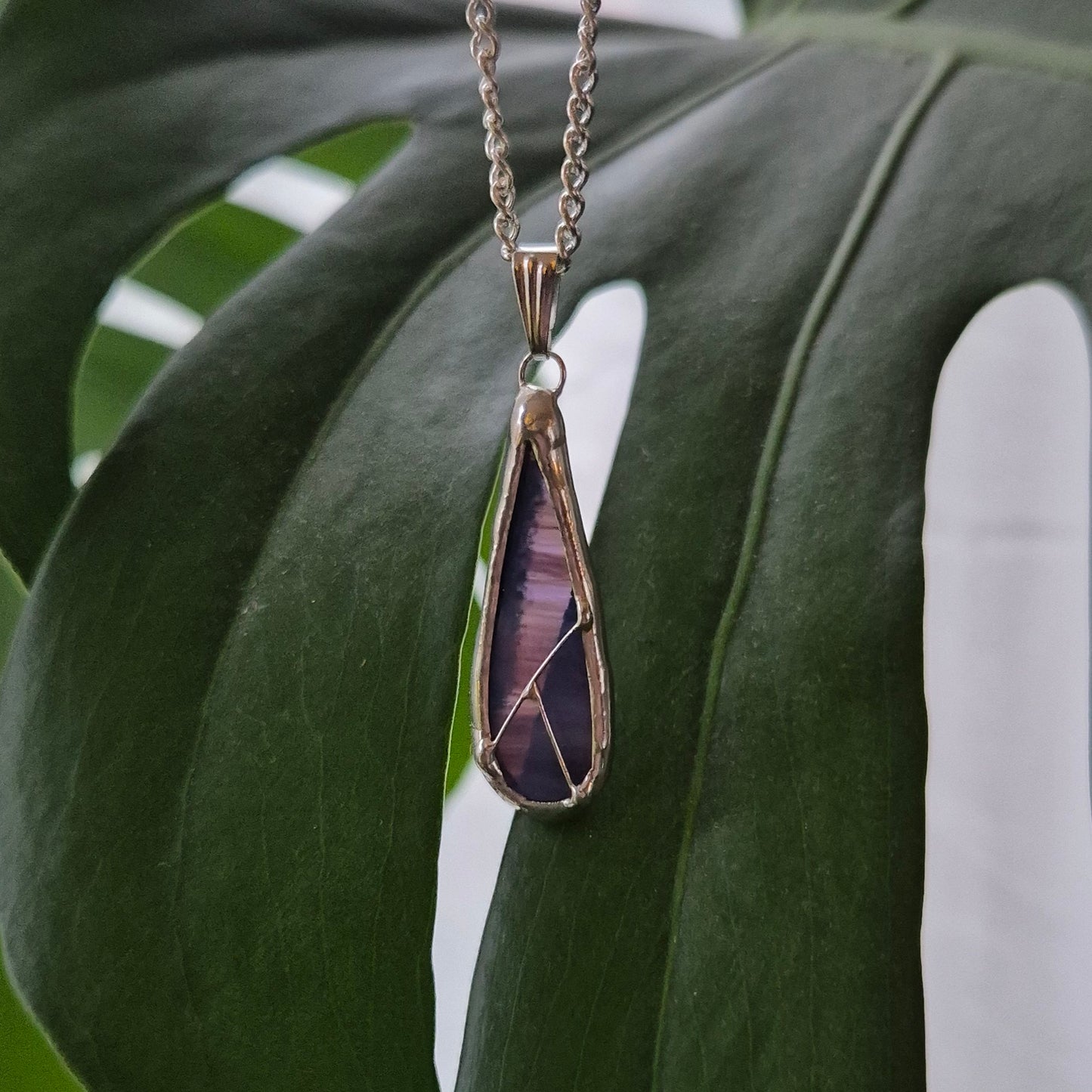 Drop Purple Necklace