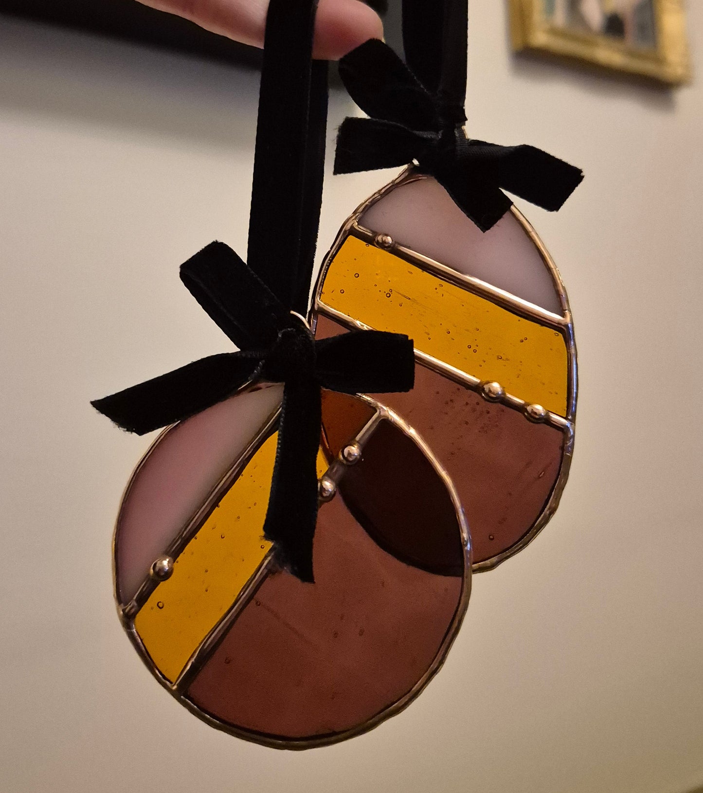 Copper Pink Ornament - Small Hanging