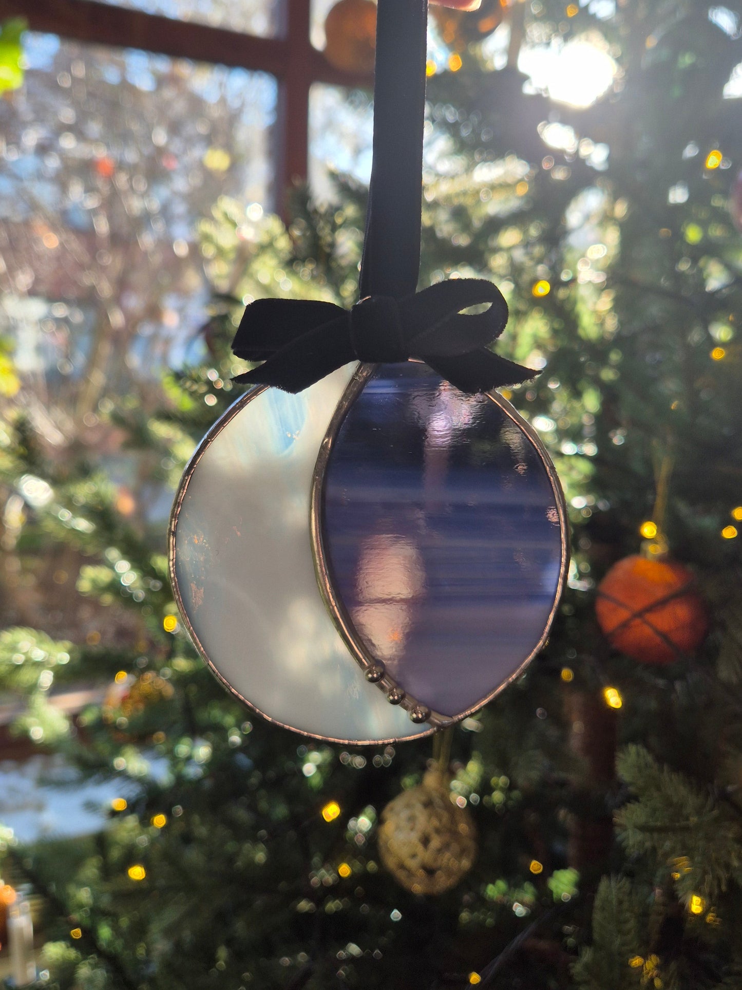 Crescent Moon - Small Hanging Ornament