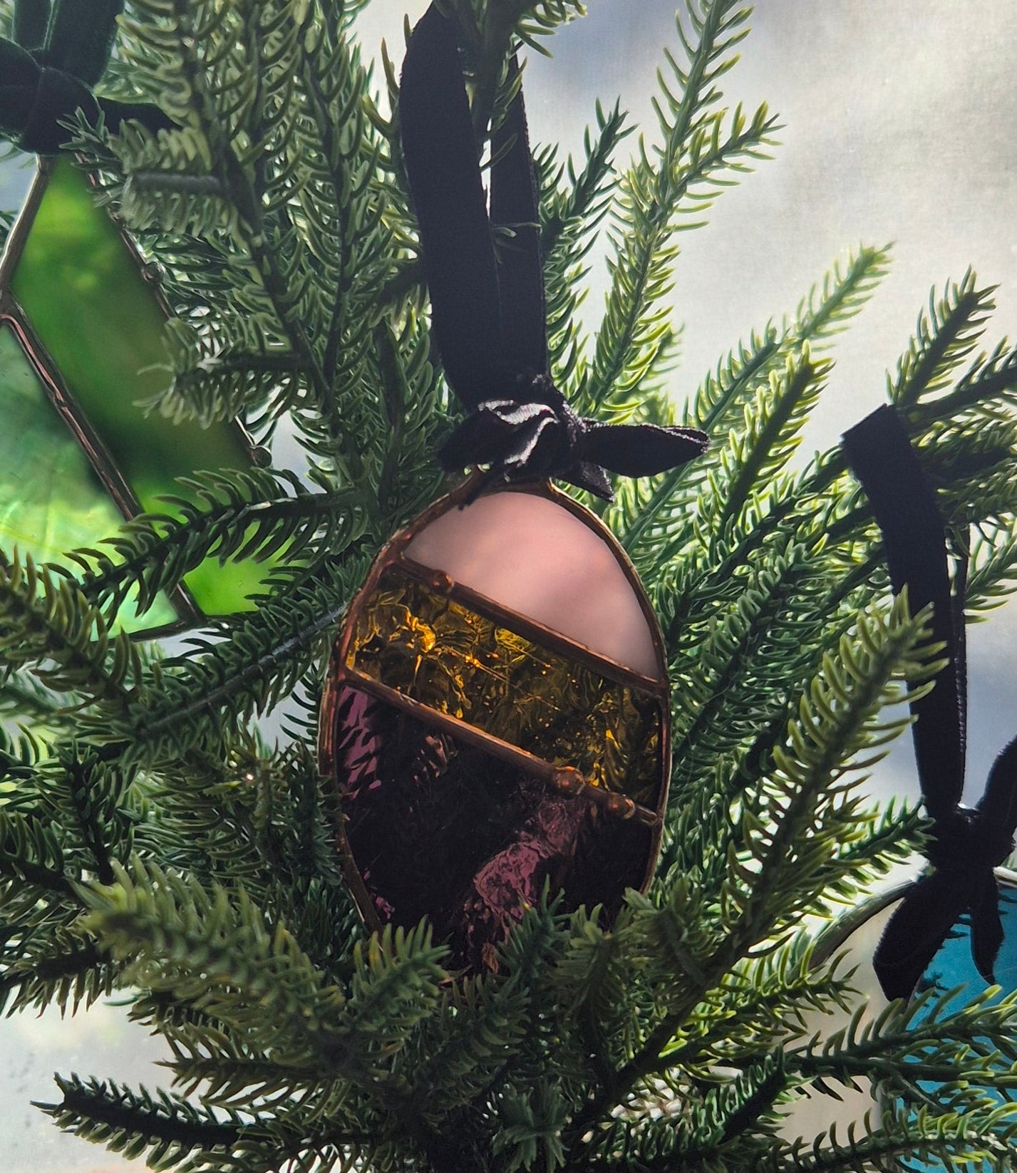 Copper Pink Ornament - Small Hanging