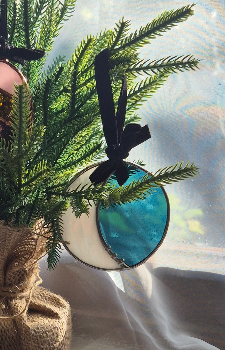 Crescent Moon - Small Hanging Ornament