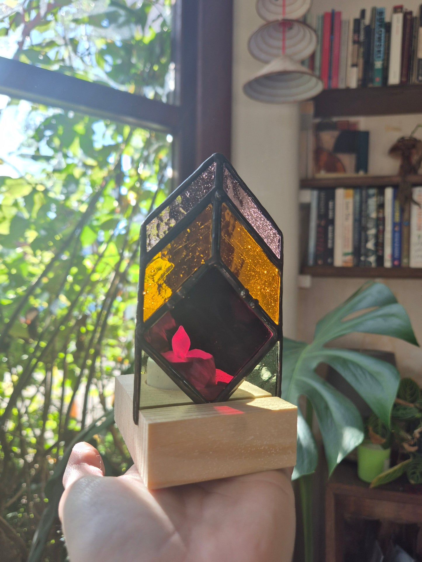 Tea Light Stained Glass