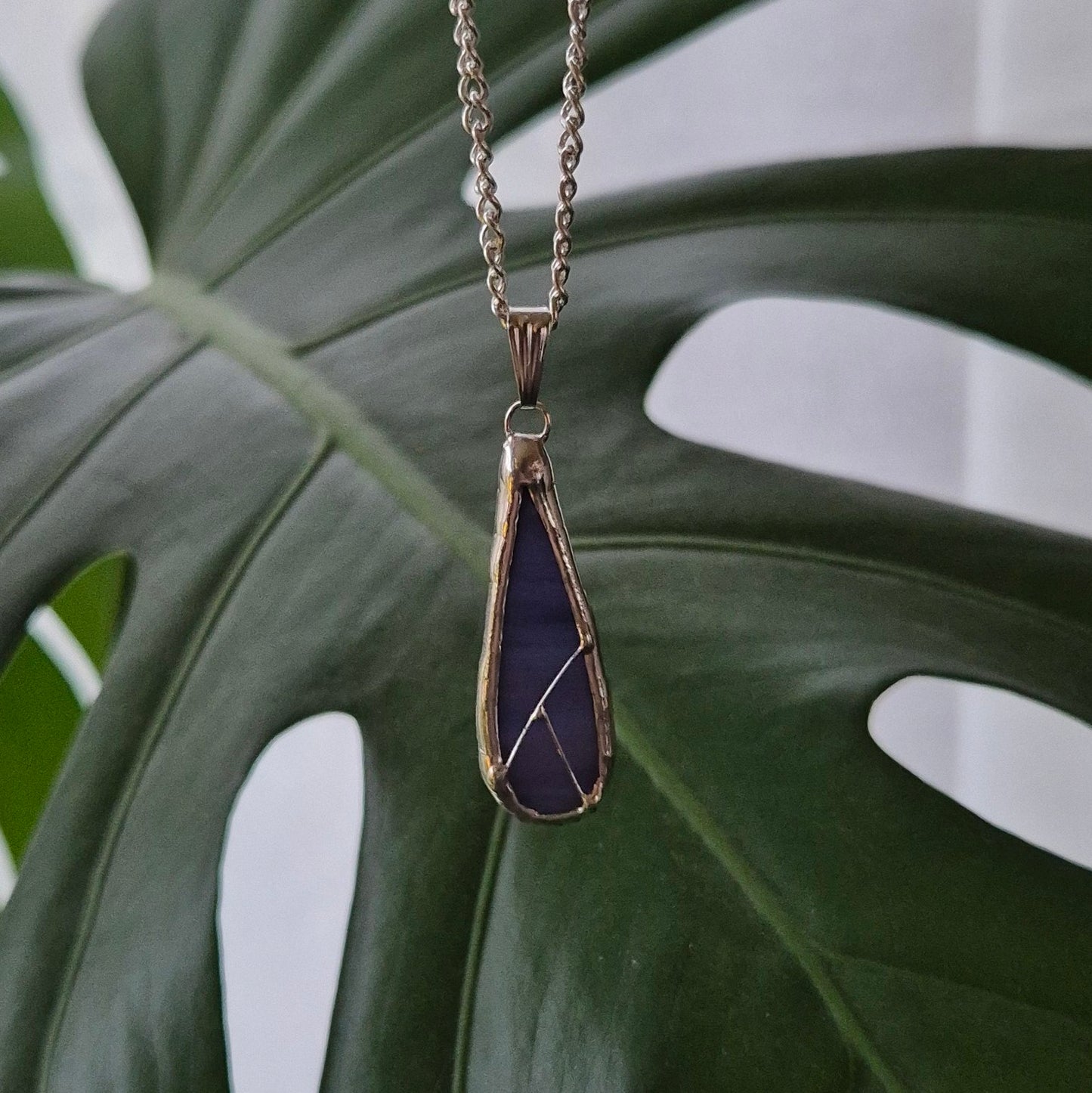 Drop Purple Necklace