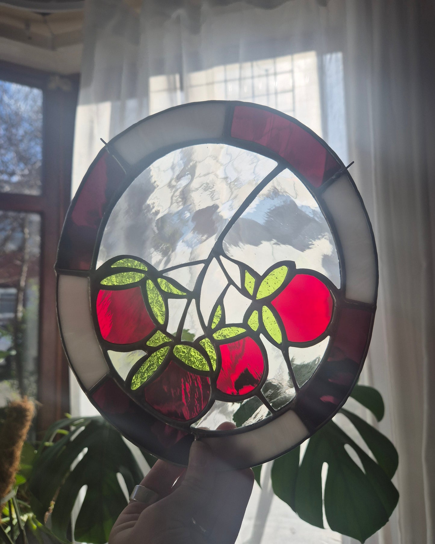 Tomatoes Hanging Oval Panel
