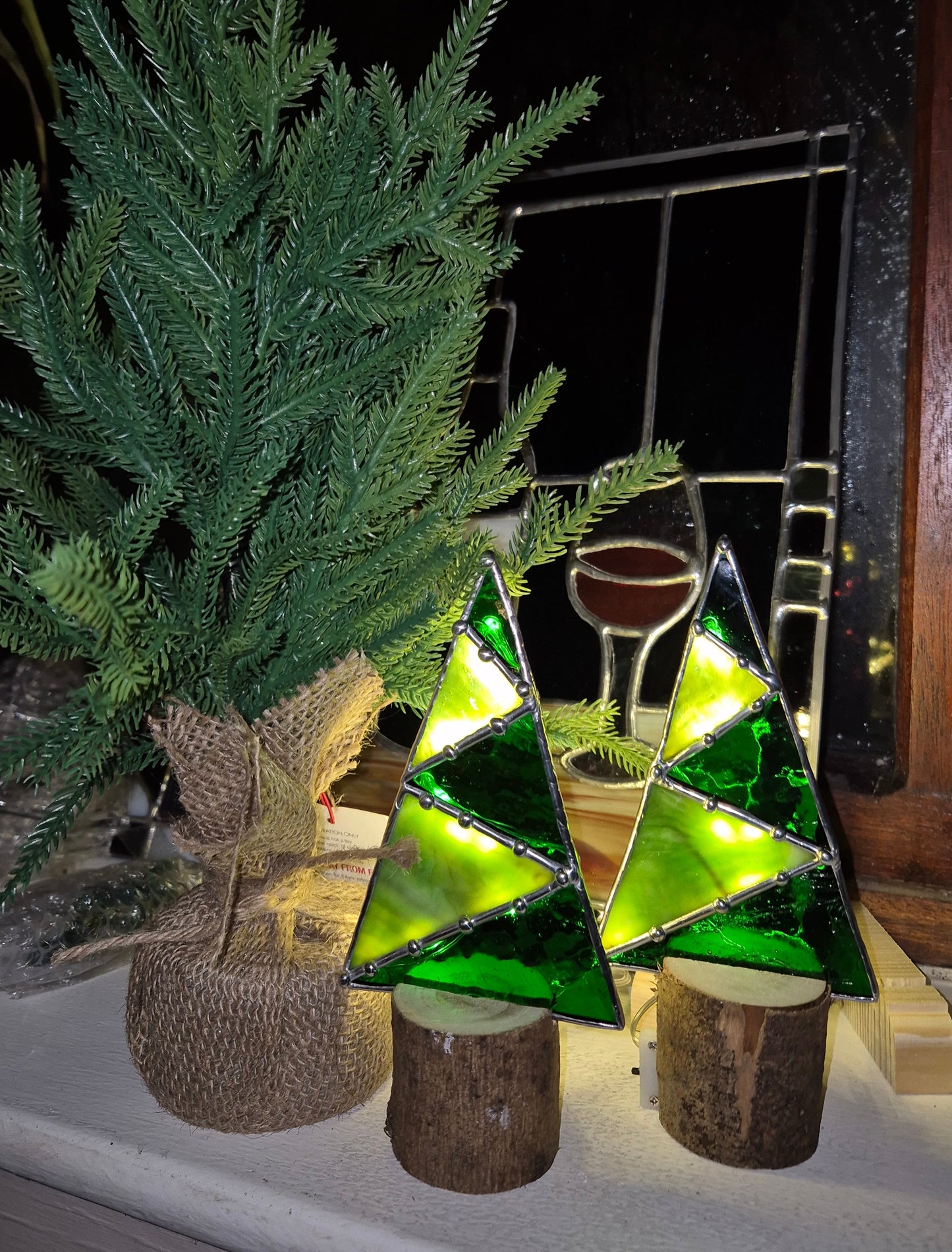 Christmas Tree - Single Light Up Standing Tree