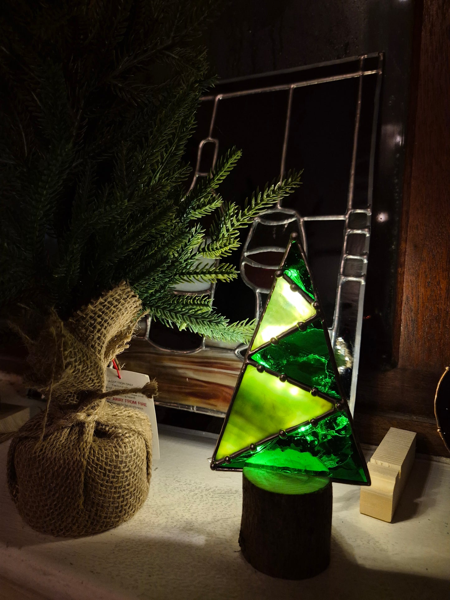 Christmas Tree - Single Light Up Standing Tree