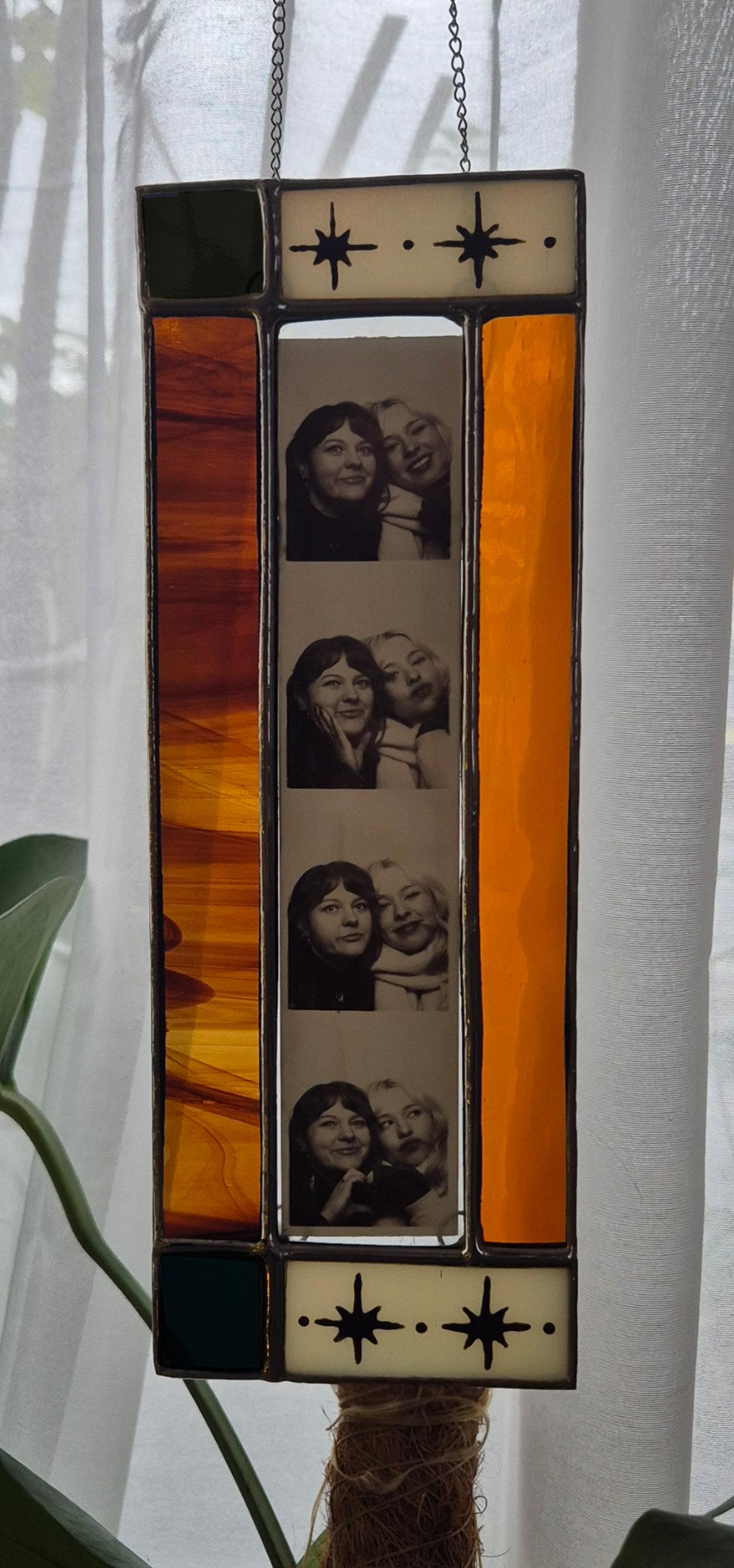 Orange & Brown Photobooth Frame - Film Booth