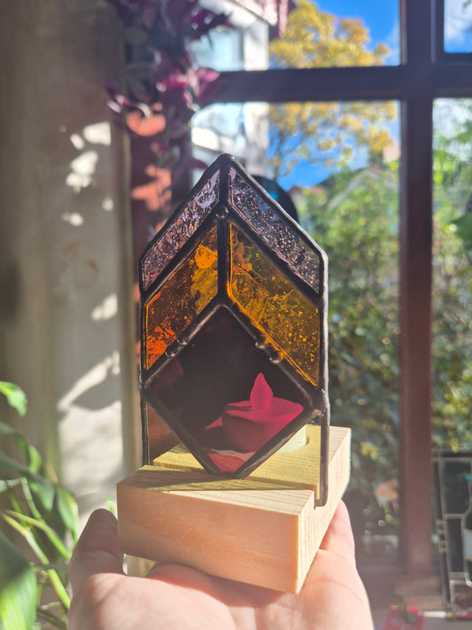Tea Light Stained Glass