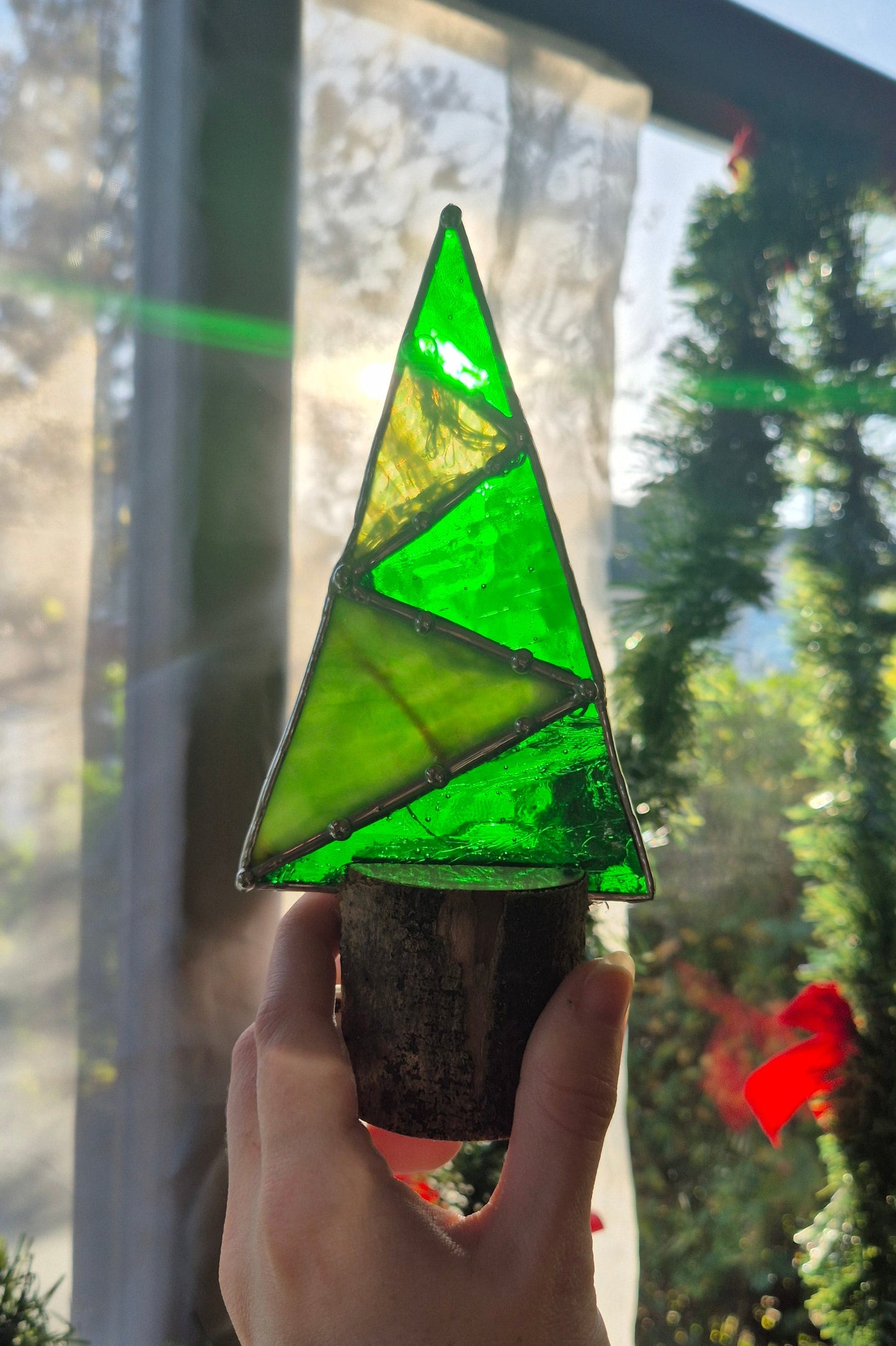 Christmas Tree - Single Light Up Standing Tree