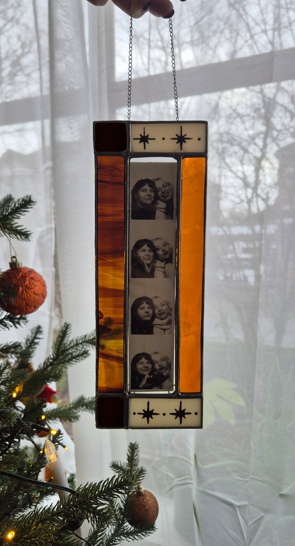 Orange & Brown Photobooth Frame - Film Booth