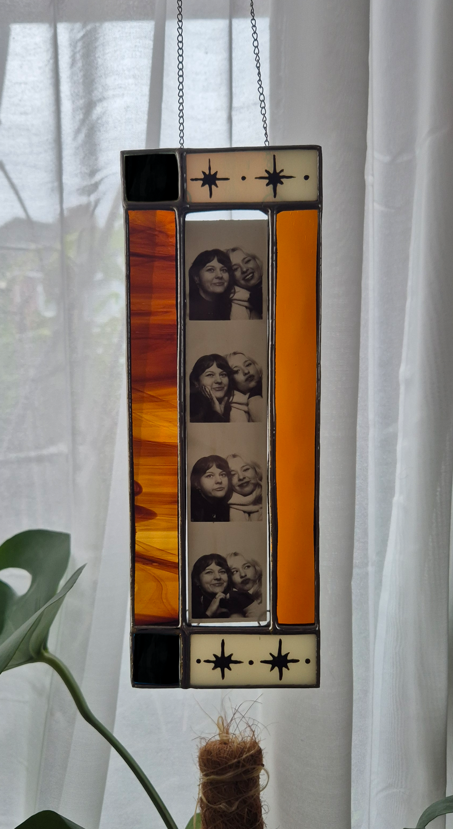 Orange & Brown Photobooth Frame - Film Booth