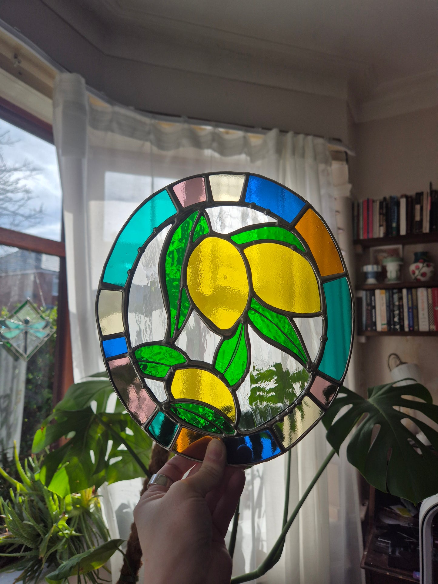 Lemon Hanging Oval Panel