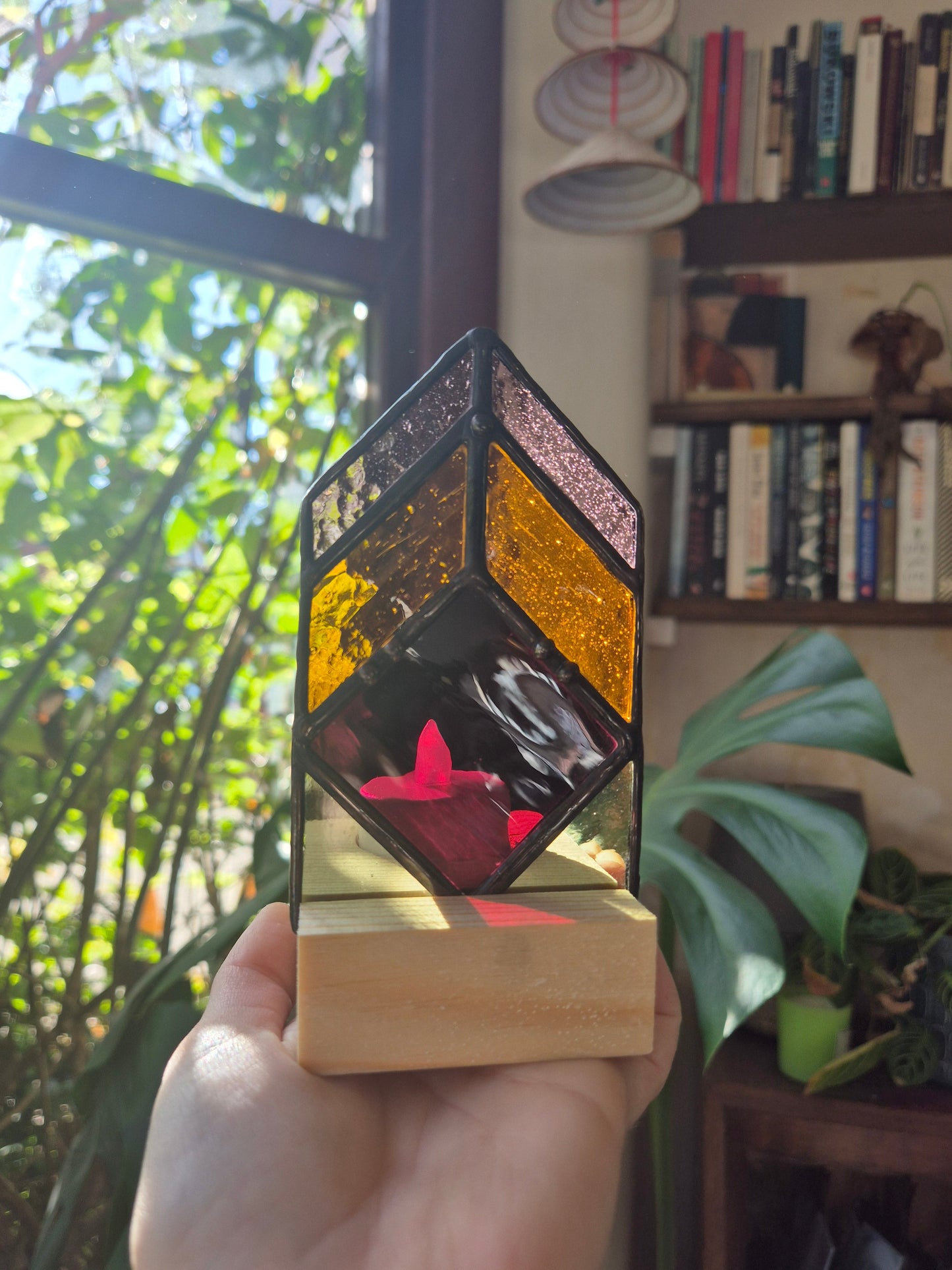 Tea Light Stained Glass