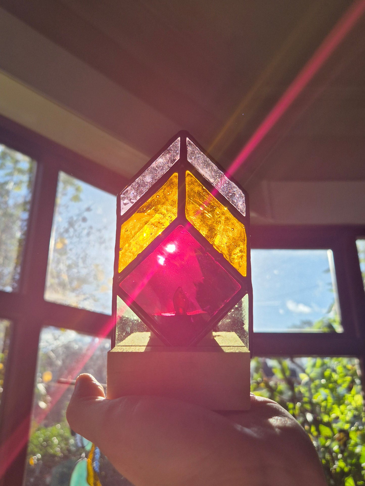 Tea Light Stained Glass