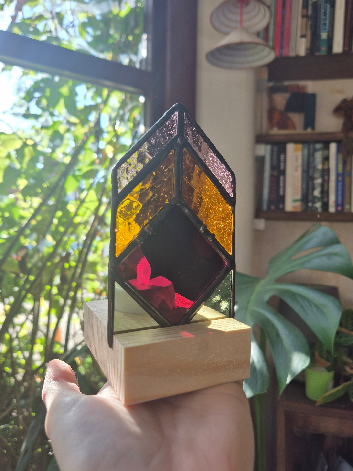 Tea Light Stained Glass