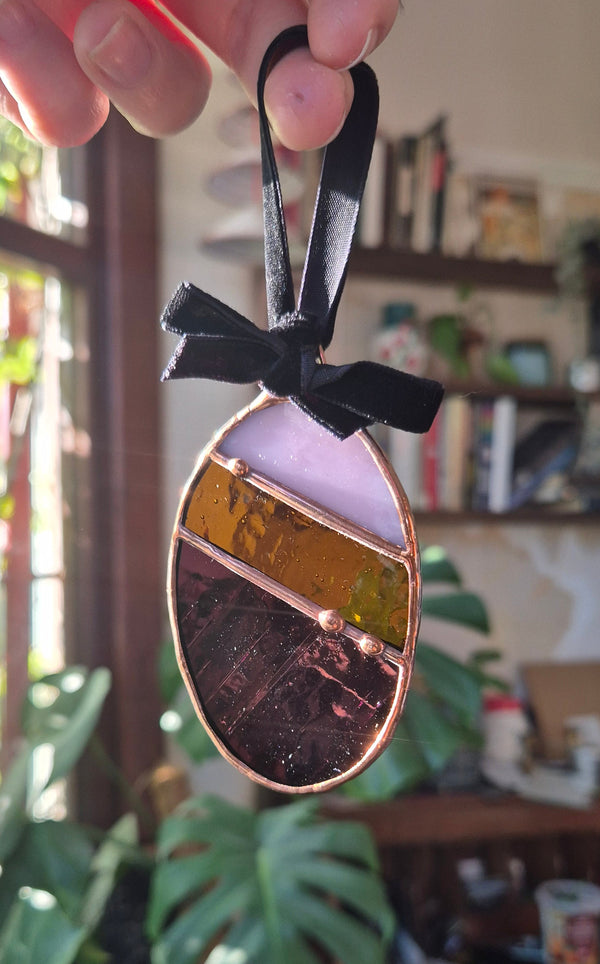 Copper Pink Ornament - Small Hanging