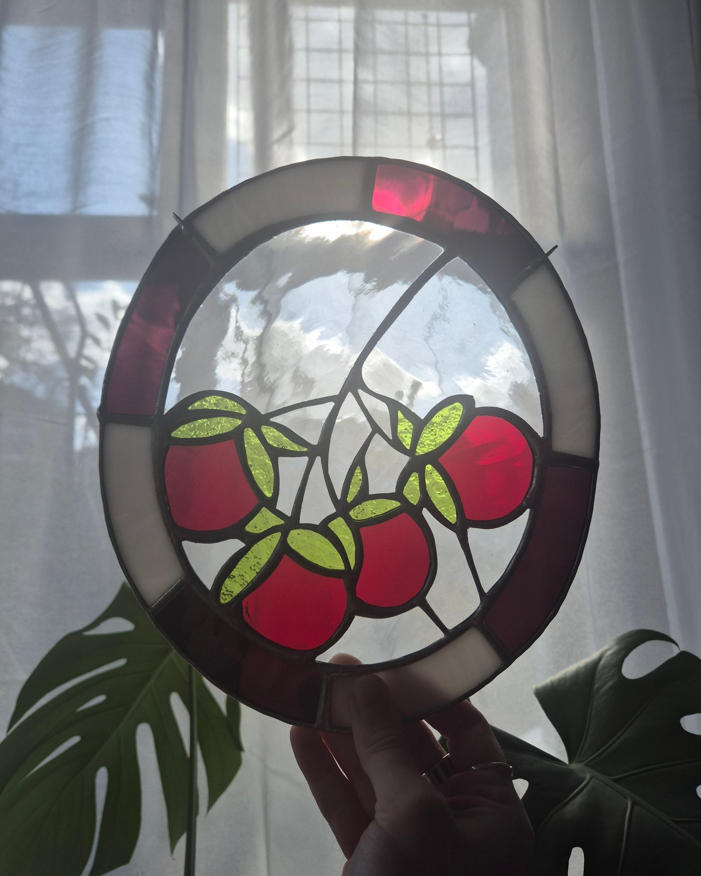 Tomatoes Hanging Oval Panel