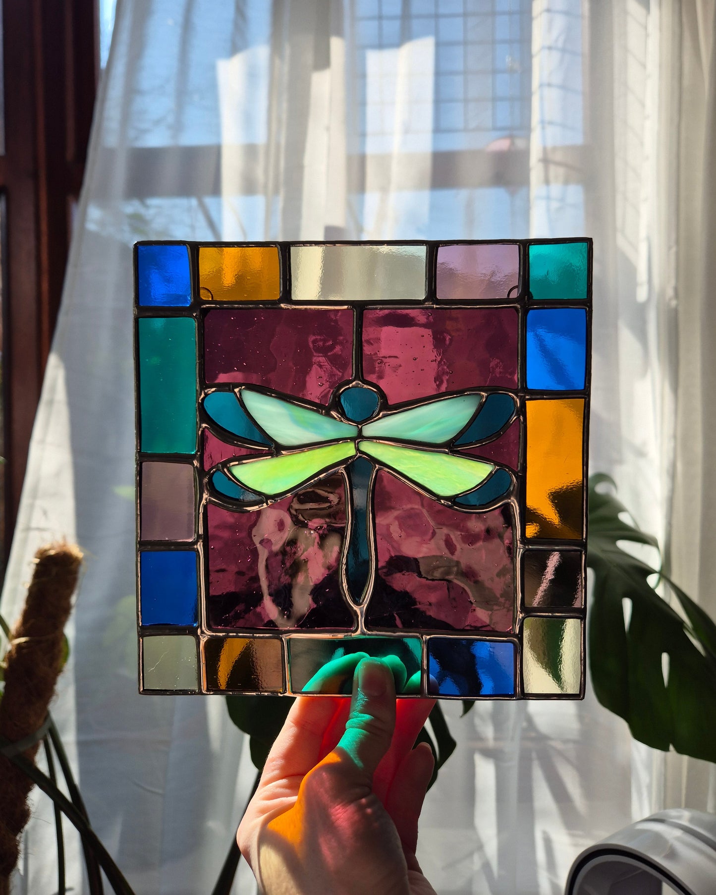 Dragonfly Square Multi Tile Panel