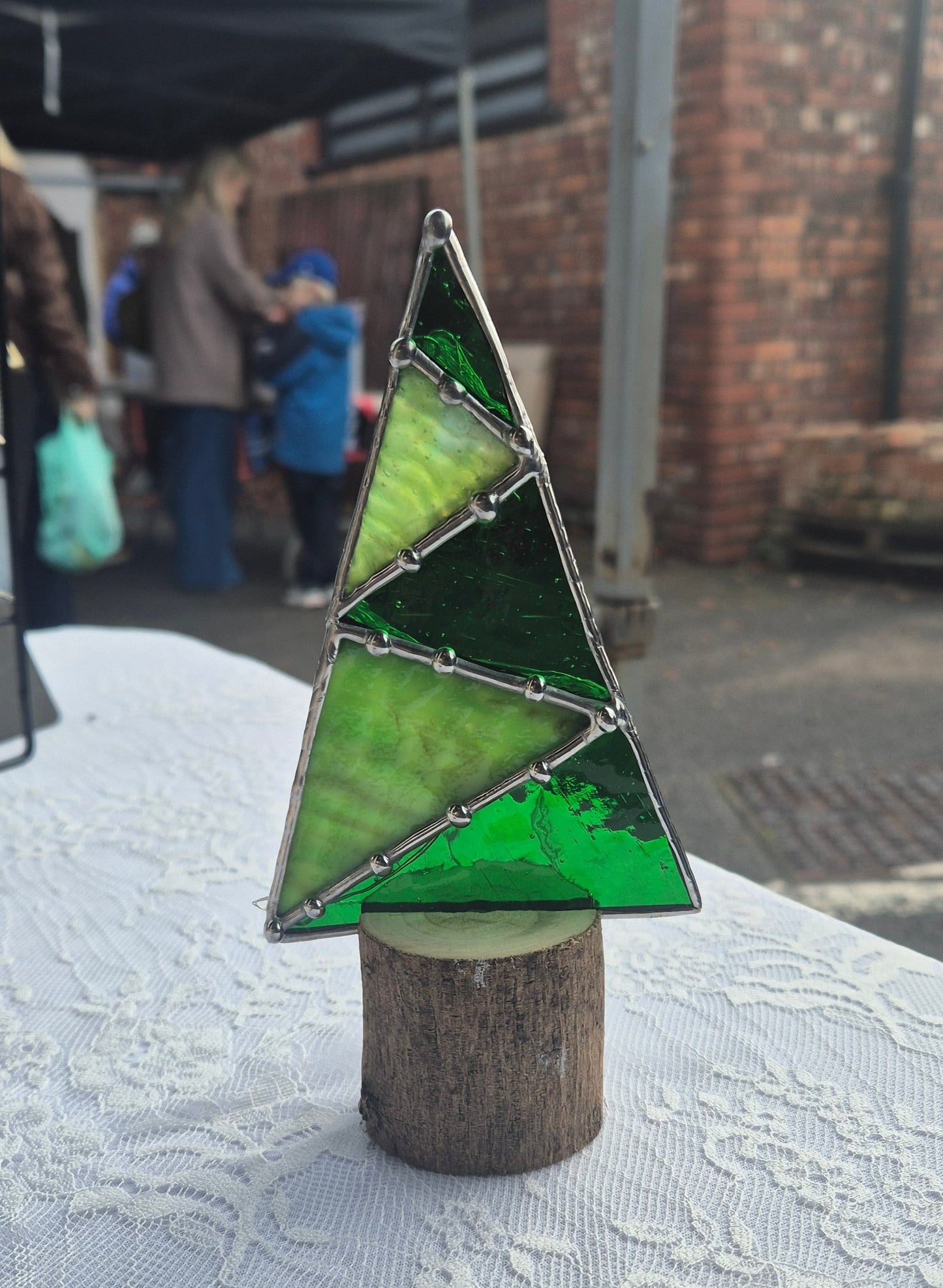 Christmas Tree - Single Light Up Standing Tree