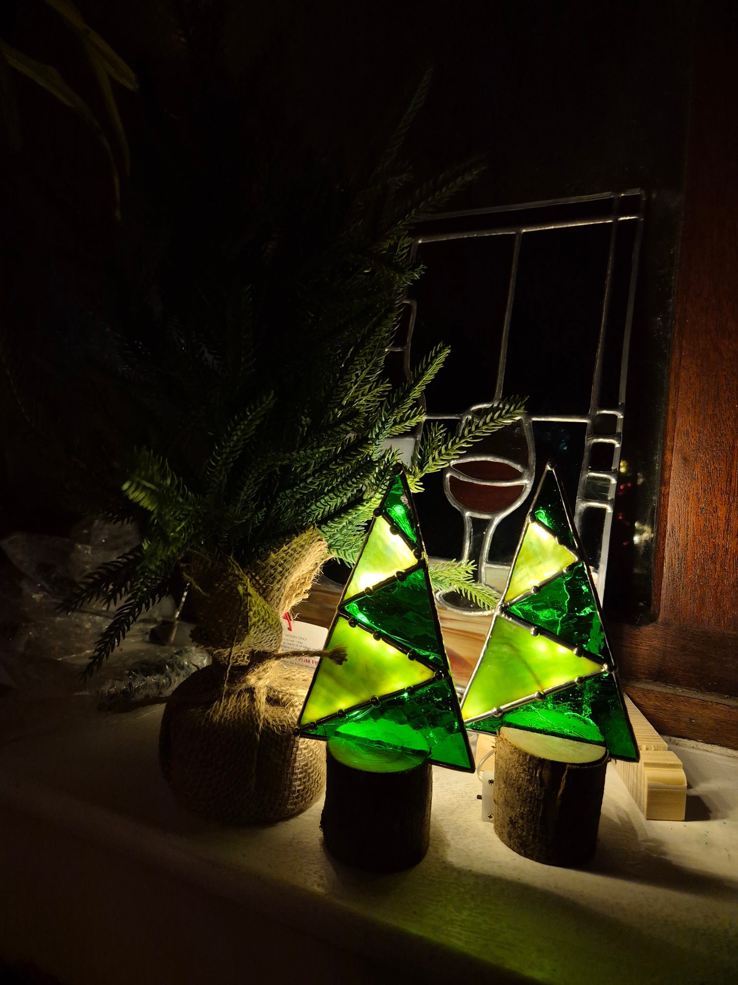 Christmas Tree - Single Light Up Standing Tree