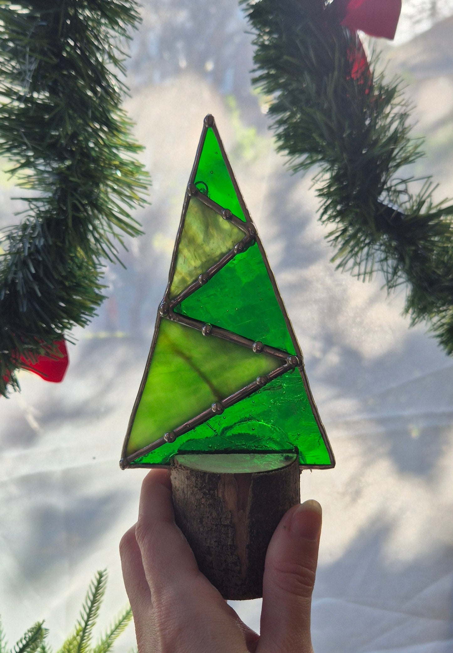 Christmas Tree - Single Light Up Standing Tree