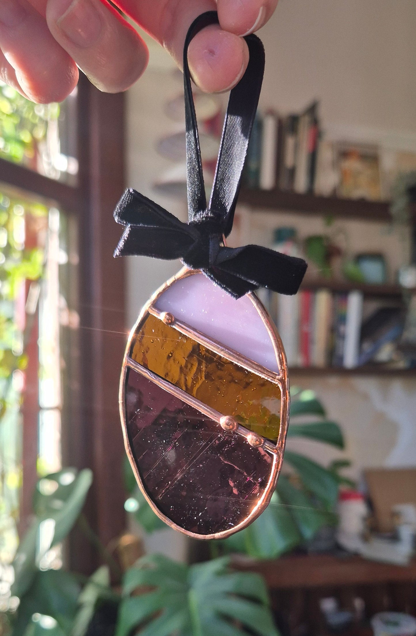 Copper Pink Ornament - Small Hanging