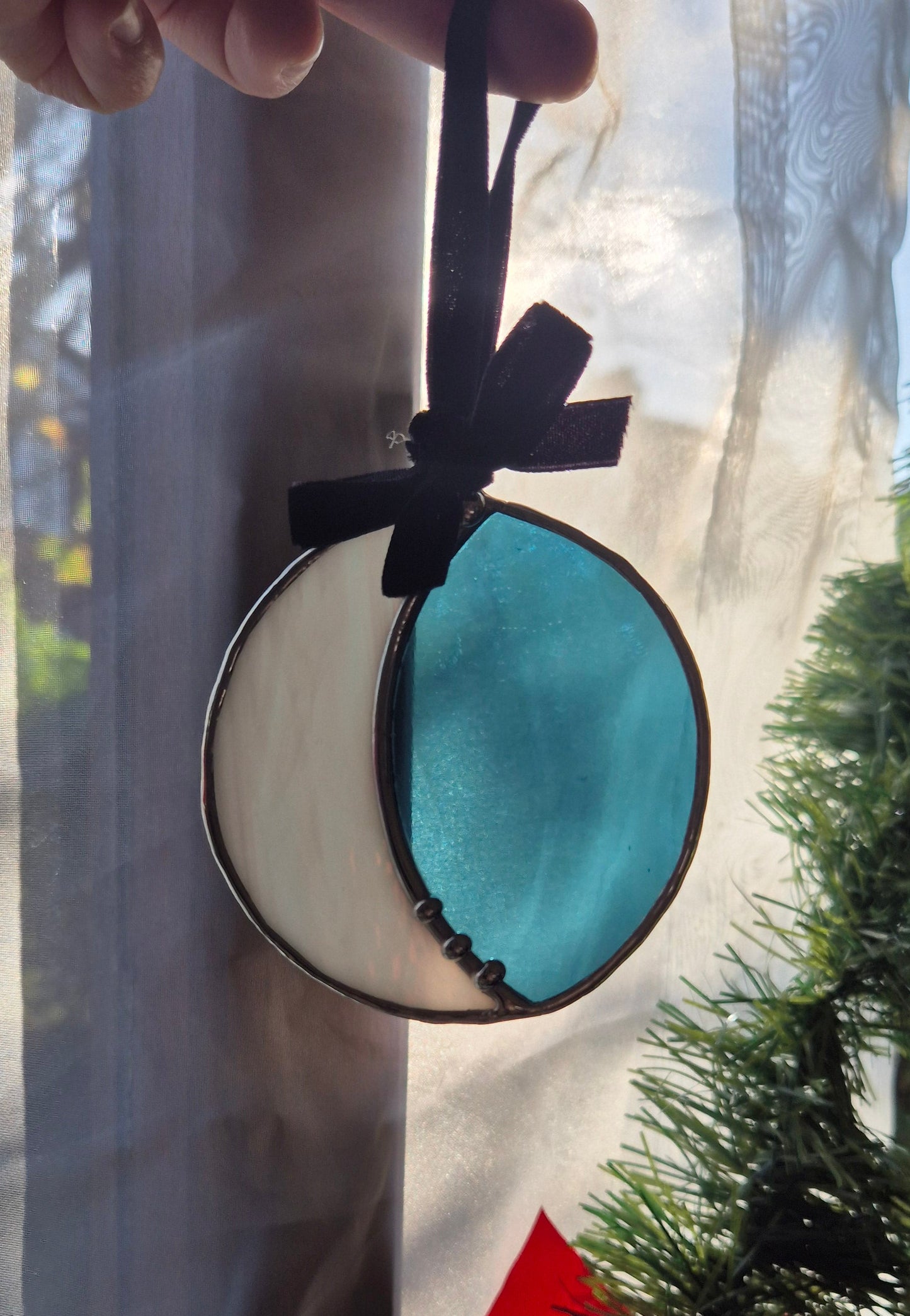 Crescent Moon - Small Hanging Ornament