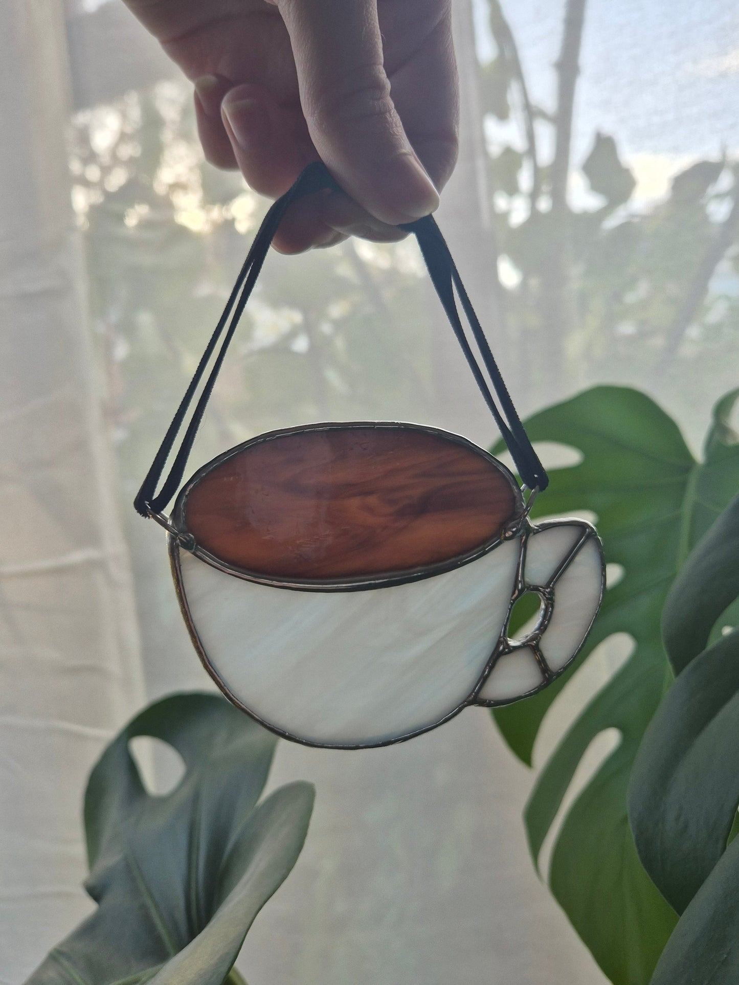 Coffee Cup Hanging Piece - Small